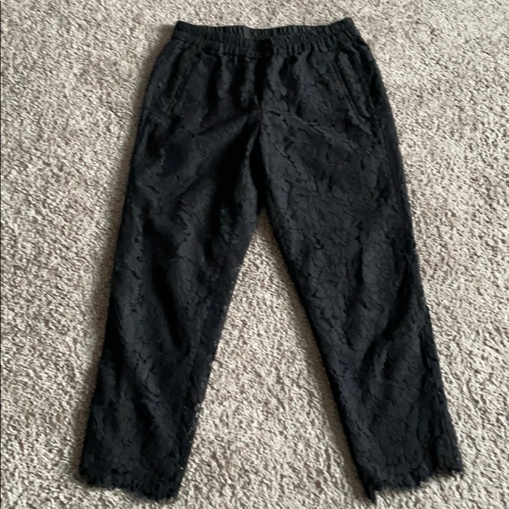 J Crew Lace pants as 4